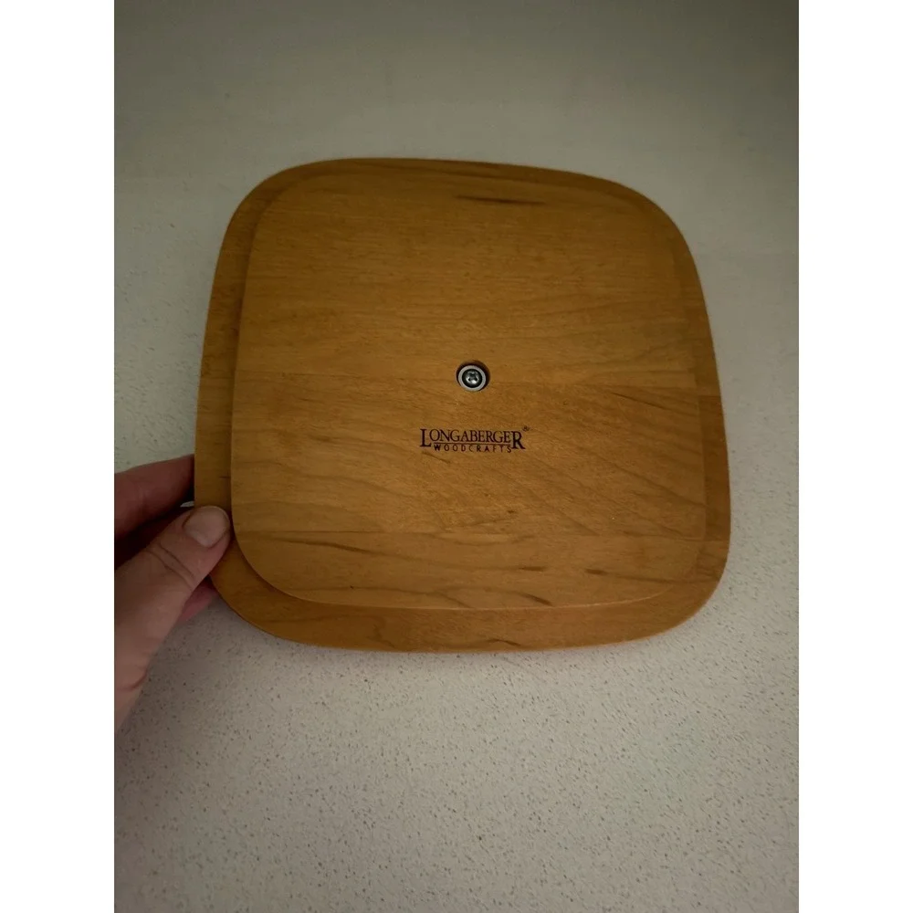 Longaberger Woodcraft Basket top lid only Replacement 6.5